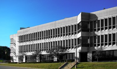 the physics building